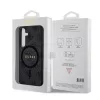Guess PU Leather MagSafe Samsung S921 Galaxy S24 (2024) hátlapvédő tok fekete (GUHMS24SG4GFRK)