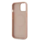Karl Lagerfeld PU Leather Monogram Magsafe Apple iPhone 15 (6.1) hátlapvédő tok pink (KLHMP15SPKHPORPP)