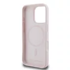 Karl Lagerfeld Liquid Silicone Karl and Choupette Apple iPhone 15 (6.1) MagSafe hátlapvédő tok pink (KLHMP15SSCMKCRHP)