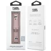 Karl Lagerfeld Karl and Choupette Head Apple Watch 42/44/45/46/49 mm óraszíj pink (KLAWLSLKCNP)