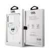 Karl Lagerfeld IML Choupette Head MagSafe Apple iPhone 15 Pro (6.1) hátlapvédő tok átlátszó (KLHMP15LHLSCHH)