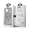 Karl Lagerfeld IML K&CH Heads Metal Frame MagSafe Apple iPhone 15 (6.1) hátlapvédő tok fekete (KLHMP15SHLSKCK)