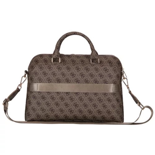 Guess PU 4G Triangle Logo Notebook táska 13 / 14 / 15" barna (GUCB15P4DPTW)