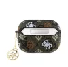 Guess 4G Peony Charm Apple Airpods 3 PC/PU tok fekete (GUA3P4RPEW)