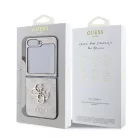 Guess PU 4G Metal Logo Samsung Galaxy Z Flip 6 / Z Flip 7 FE hátlapvédő tok pink (GUHCZF64GMGPI)