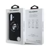 Karl Lagerfeld Liquid Silicone Karl and Choupette Apple iPhone 16 Plus (6.7) MagSafe hátlapvédő tok fekete (KLHMP16MSCMKCRHK)