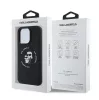 Karl Lagerfeld Liquid Silicone Karl and Choupette Apple iPhone 16 Pro (6.3) MagSafe hátlapvédő tok fekete (KLHMP16LSCMKCRHK)