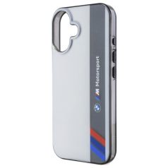   BMW Motosport IML Apple iPhone 16 (6.1) hátlapvédő TPU tok szürke (BMHCP16S23HTFEG)