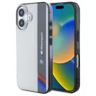 BMW Motosport IML Apple iPhone 16 Plus (6.7) hátlapvédő TPU tok szürke (BMHCP16M23HTFEG)