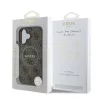 Guess PU Leather MagSafe Apple iPhone 16 (6.1) hátlapvédő tok barna (GUHMP16SG4GFRW)