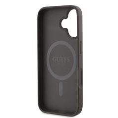   Guess PU Leather MagSafe Apple iPhone 16 Pro Max (6.9) hátlapvédő tok barna (GUHMP16XG4GFRW)