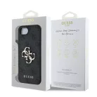 Guess PU 4G Metal Logo Apple iPhone 16 Plus (6.7) hátlapvédő tok szürke (GUHCP16M4GMGGR)