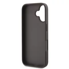   Guess Apple iPhone 16 Plus (6.7) PU 4G Metal Logo hátlapvédő tok barna (GUHCP16M4GMGBR)