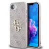 Guess PU 4G Metal Logo Apple iPhone 16 Pro (6.3) hátlapvédő tok pink (GUHCP16L4GMGPI)