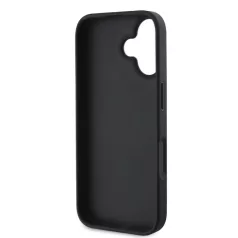   Guess PU Fixed Glitter Apple iPhone 16 Plus (6.7) hátlapvédő tok fekete (GUHCP16MHG4SGK)
