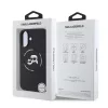 Karl Lagerfeld Liquid Silicone K&CH Heads Apple iPhone 16 Pro Max (6.9) MagSafe hátlapvédő tok fekete (KLHMP16XSKCHTCK)