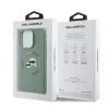 Karl Lagerfeld Liquid Silicone K&CH Apple iPhone 16 Pro Max (6.9) MagSafe hátlapvédő tok zöld (KLHMP16XSKCHTCA)