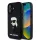 Karl Lagerfeld 3D Rubber Ikonik Apple iPhone 16 (6.1) hátlapvédő tok fekete (KLHCP16S3DRKINK)