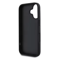   Karl Lagerfeld 3D Rubber Ikonik Apple iPhone 16 Pro (6.3) hátlapvédő tok fekete (KLHCP16L3DRKINK)