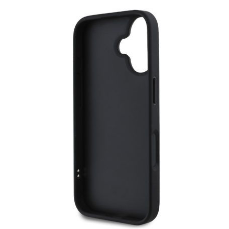 Karl Lagerfeld 3D Rubber Ikonik Apple iPhone 16 Pro Max (6.9) hátlapvédő tok fekete (KLHCP16X3DRKINK)