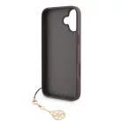 Guess Apple iPhone 16 Plus (6.7) 4G Charms Case hátlapvédő tok barna (GUHCP16MGF4GCW)