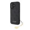 Guess 4G Charms Apple iPhone 16 Pro Max (6.9) hátlapvédő tok szürke (GUHCP16XGF4GCK)