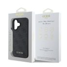 Guess 4G Charms Apple iPhone 16 Pro Max (6.9) hátlapvédő tok szürke (GUHCP16XGF4GCK)