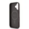 Guess PU 4G Metal Logo MagSafe Apple iPhone 16 Pro Max (6.9) hátlapvédő tok barna (GUHMP16XP4SM4MW)
