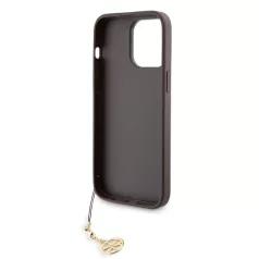   Guess Apple iPhone 14 Pro (6.1) 4G Charms Case hátlapvédő tok barna (GUHCP14LGF4GCW)