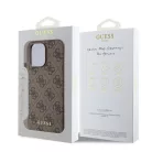 Guess Apple iPhone 15 Pro (6.1) 4G Charms Case hátlapvédő tok barna (GUHCP15LGF4GCW)