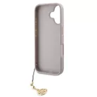 Guess Apple iPhone 16 Pro (6.3) 4G Charm Case hátlapvédő tok pink (GUHCP16LGF4GCP)