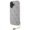 Guess Apple iPhone 16 Pro Max (6.9) 4G Charm Case hátlapvédő tok pink (GUHCP16LGF4GCP)