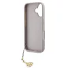 Guess Apple iPhone 16 Pro Max (6.9) 4G Charm Case hátlapvédő tok pink (GUHCP16LGF4GCP)