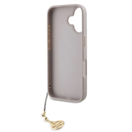 Guess Apple iPhone 16 Pro Max (6.9) 4G Charm Case hátlapvédő tok pink (GUHCP16LGF4GCP)