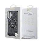 Guess Apple iPhone 16 Pro Max (6.9) IML 4G MagSafe hátlapvédő tok fekete (GUHMP16LHG4PRTGK)