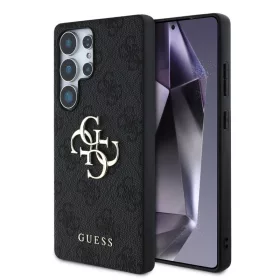   Guess PU 4G Metal Logo Samsung S938 Galaxy S25 Ultra hátlapvédő tok szürke (GUHCS25L4GMGGR)