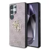 Guess Samsung S938 Galaxy S25 Ultra PU 4G Metal Logo hátlapvédő tok pink (GUHCS25L4GMGPI)