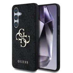   Guess PU 4G Metal Logo Samsung S931 Galaxy S25 hátlapvédő tok szürke (GUHCS25S4GMGGR)
