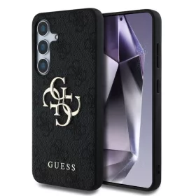   Guess PU 4G Metal Logo Samsung S931 Galaxy S25 hátlapvédő tok szürke (GUHCS25S4GMGGR)