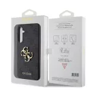 Guess PU 4G Metal Logo Samsung S936 Galaxy S25 Plus hátlapvédő tok szürke (GUHCS25M4GMGGR)
