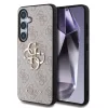 Guess Samsung S931 Galaxy S25 PU 4G Metal Logo hátlapvédő tok pink (GUHCS25S4GMGPI)