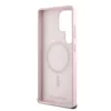 Karl Lagerfeld Liquid Silicone K&CH Heads Samsung S931 Galaxy S25 MagSafe hátlapvédő tok pink (KLHMS25SSKCHTCP)