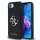 Guess PU Grained 4G Metal Logo Apple iPhone 16e (6.1) hátlapvédő tok fekete (GUHCPSE4PGT4MBK)