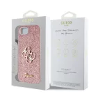 Guess PU Fixed Glitter 4G Metal Logo Apple iPhone 16e / 17e (6.1) hátlapvédő tok pink (GUHCPSE4HG4SGP)