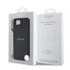 Guess PU Grained Classic Logo Apple iPhone 16e / 17e (6.1) hátlapvédő tok fekete (GUHMPSE4PGHSMMK)
