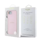 Guess PU Grained Classic Logo Apple iPhone 16e / 17e (6.1) hátlapvédő tok pink (GUHMPSE4PGHSMMP)