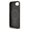 Guess PU Leather Colored Ring MagSafe Apple iPhone 16e (6.1) hátlapvédő tok barna (GUHMPSE4G4GFRW)