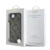 Guess PU Leather Colored Ring MagSafe Apple iPhone 16e (6.1) hátlapvédő tok barna (GUHMPSE4G4GFRW)