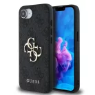 Guess PU 4G Metal Logo Apple iPhone 16e / 17e (6.1) hátlapvédő tok szürke (GUHCPSE44GMGGR)