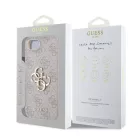Guess PU 4G Metal Logo Apple iPhone 16e / 17e (6.1) hátlapvédő tok pink (GUHCPSE44GMGPI)
